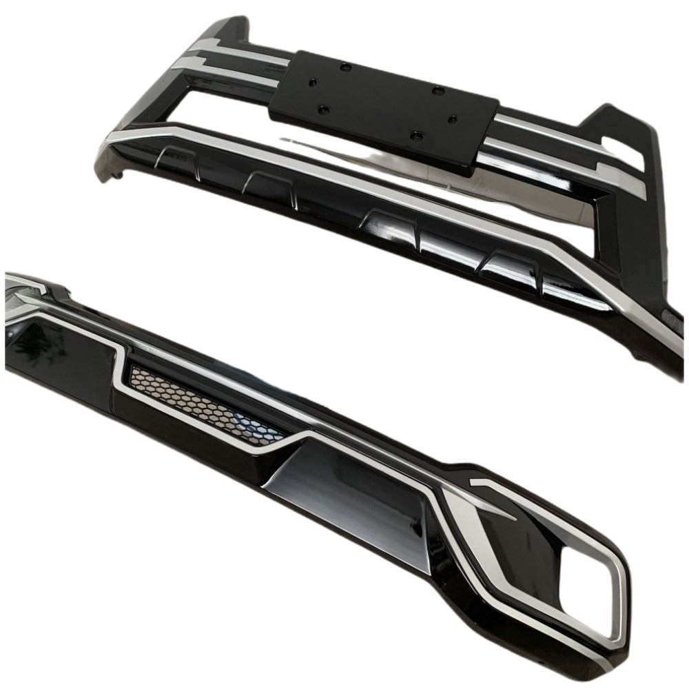 Подходит для Highlander Бампер Комплект боди, АБС-пластик, автомобильный передний и задний бампер для обеспечения безопасности для 18-20 Toyota Highlander передним и задним бамперам