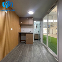 Conteneur-remorque personnalisé Petite maison préfabriquée sur roue à vendre Maison d'habitation mobile préfabriquée Casa Contenedor