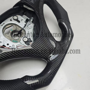 Volant sport M en cuir perforé et fibre de carbone avec LED, design le plus récent, pour BMW E90 E91 E92 E93 Série 3 - Product Image 3