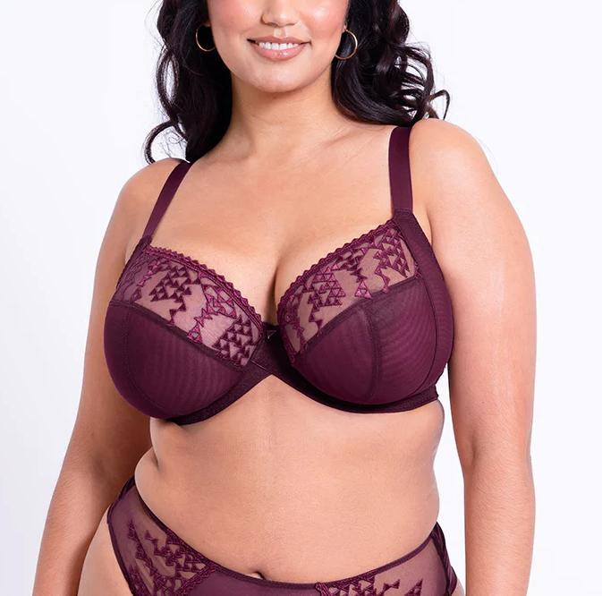 Plus Size Women Bra High-quality Lace Sexy Full Cup Underwear Lingerie UK Size 30-38 DD E F FF G GG H HH Cup For Women