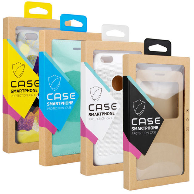 High Quality 4.7\" & 5.5\" Inch Universal PVC Plastic Retail Packaging Recyclable for iPhone Cover Window Phone Case Box