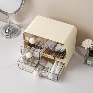 Caja de Almacenamiento de <span class=keywords><strong>Escritorio</strong></span>, Organizador de Papelería <span class=keywords><strong>para</strong></span> Estudiantes, Portalápices, Cosméticos, Estante Tipo Cajón <span class=keywords><strong>para</strong></span> Dormitorio - Product Image 2