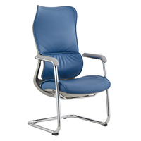 Passé BIFMA chaise de bureau en cuir de luxe gris cadre arrière pivotant chaise de patron plus large meubles d'appui-tête