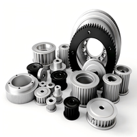 Poulie synchrone en aluminium usinée CNC T10 T20 HTD 14M 20M H XH XXH S14M, poulie de distribution à 12-150 dents
