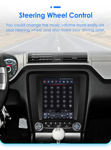 Carupez 9.7Inch Android Xe Stereo Cho Ford Mustang 2010-2014 7862S 8 Lõi Dọc Tesla Phong Cách Navigation Đơn Vị Đứng Đầu DSP GPS - Product Image 6