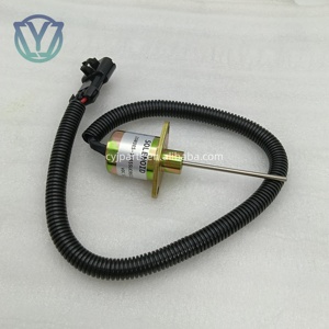 วาล์วโซลินอยด์หยุดเครื่องขุดรุ่น 1503ES-12A5UC9SCC28 สำหรับ U-15 U-17 U-30 KX135 และอะไหล่เครื่องจักรก่อสร้างอื่นๆ - Product Image 1