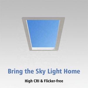 Panneau lumineux LED intelligent <span class=keywords><strong>Coelux</strong></span> pour plafond, effet ciel bleu nuageux, lumière artificielle d'intérieur, lumière du soleil, dimmable, 2000K-10000K - Product Image 3