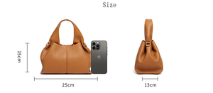 Sac à main en cuir PU imperméable, design nuage, fermeture à bouton, antivol, sac bandoulière et à main pour les voyages et les soirées - Product Image 2