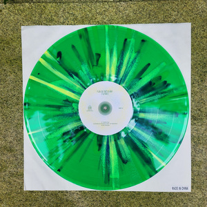 Échantillon gratuit Classe de mots Plusieurs options de poids de couleur Green Splatter Lp Vinyl Record Pressing - Product Image 6