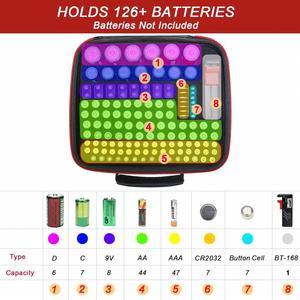 Étui de rangement pour batterie en EVA, étui de transport en EVA, étui de voyage rigide en EVA pour organisateur de batteries - Product Image 3