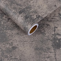 Papiers peints autocollants gris ORON DECO, rouleaux pour armoires de cuisine, décoration 3D pour la maison, papier peint en ciment pour la décoration de la chambre