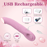 Realistischer Flüssigsilikon-Dildo Vibrator mit Schlaufen-Griff Flexibles Design Klitoris-Stimulator IPX6 10 Frequenzen Erwachsenen-Sexspielzeug Sanfte Berührung