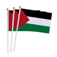Drapeaux de voiture personnalisés en polyester 100 % pour les agences de voyage, avec des motifs de pays tels que l'Allemagne, le Nigéria, le Canada, la Palestine, la Turquie