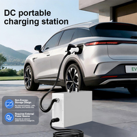 OLINK 3.5kw CCS2 GBT DC Pengisi Daya EV Cepat 7KW Tahan Air Portabel Terpasang di Lantai Stasiun Pengisian Kendaraan Rumah Tangga
