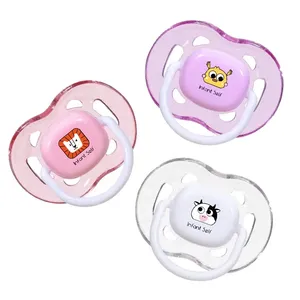 Coffres-forts en Silicone bébé sucette OEM réutilisable nouveau-né Animal imprimé Offre Spéciale Ins sans BPA bébés dentition avec couvercle - Product Image 2