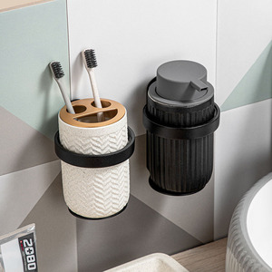 Pas de perçage en aluminium distributeur de <span class=keywords><strong>savon</strong></span> support <span class=keywords><strong>mural</strong></span> <span class=keywords><strong>porte</strong></span>-shampooing distributeur mur pour <span class=keywords><strong>savon</strong></span> - Product Image 3