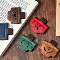 Marcapáginas de Cuero Sintético Personalizado con Grabado Láser, Colorido y Vintage, con Cierre Magnético y Soporte para Bolígrafo