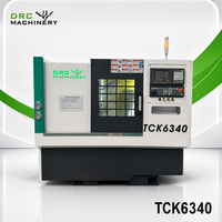 Torno CNC TCK6340 de Suministro Directo de Fábrica, Tipo Gang, con Guías PMI de Taiwán, Torno CNC Horizontal para Piezas Metálicas