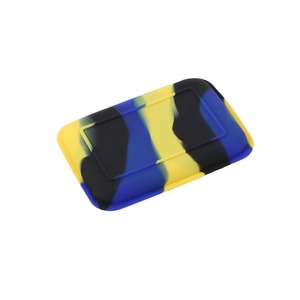 Silicone Storage Tray Rectangle Custom Color Pattern Single Compartment Tobacco Storage Tray - Product Image 1