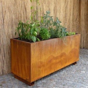Usine <span class=keywords><strong>En</strong></span> Gros <span class=keywords><strong>En</strong></span> Métal Pot De Fleur Moules Grands Jardinières <span class=keywords><strong>En</strong></span> <span class=keywords><strong>Zinc</strong></span> pour Intérieur Extérieur Décoratif Jardin Galvanisé Seau Personnalisé - Product Image 3