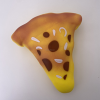 2026 Jouet anti-stress réaliste en forme de pizza géante en TPR, à effet de pop-corn, à rebond lent et à presser