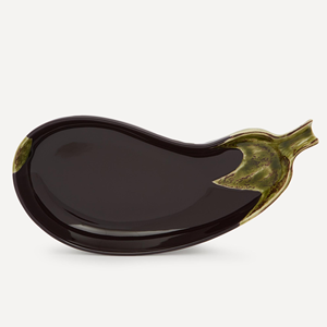 Platos Mini de Cerámica en Forma de Berenjena Morada para Salsas, Aptos para <span class=keywords><strong>Microondas</strong></span>, Platos de Cena de Cerámica, Platos de Porcelana para Servir en la Cocina - Product Image 3