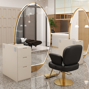 Specchio di Alta Qualità per Salone di Bellezza con Mobile e Specchio Professionale per Acconciature - Product Image 2