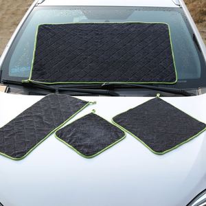 Serviette de lavage de voiture double face tressée, absorbante, sans peluches, pour le nettoyage des surfaces. - Product Image 6
