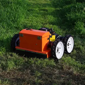 Benzinli motor çim geniş biçme makineleri ile Infront çim biçme makinesi robot uzaktan biçme makinesi