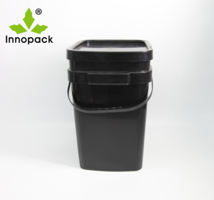 Vente chaude 20L Carré En Plastique Baril avec Couvercle De Qualité Alimentaire Usine Approvisionnement Seaux & Tambours - Product Image 3