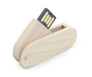 Unidad USB de Madera Ecológica Promocional con Logotipo Personalizado, Impresión Serigráfica, Micro USB 2.0 de Alta Velocidad y Capacidad Completa - Product Image 4