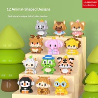 Figuras de Animales Pequeños 2026, 40 Piezas, Bloques de Construcción de Micropartículas de Plástico ABS, Juguete de Modelo para Niños
