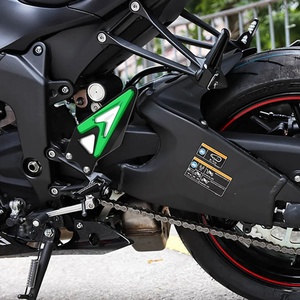2019-2025 nouveau pour Kawasaki ZX-6R ZX6R accessoire moto système de carrosserie en aluminium repose-pieds pédale talon garde repose-pieds protecteur - Product Image 3