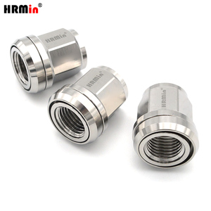 Mở kết thúc Bạc PCD biến nổi 60 độ nón ghế gr.5 TitaniumTi-6Al-4V tự động lắc lư Lug Nut m12x1.5x27mm" - Product Image 4