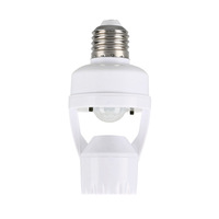 Support de lampe LED avec capteur de mouvement infrarouge PIR 360 degrés, prise B22, compatible AC 110V/220V