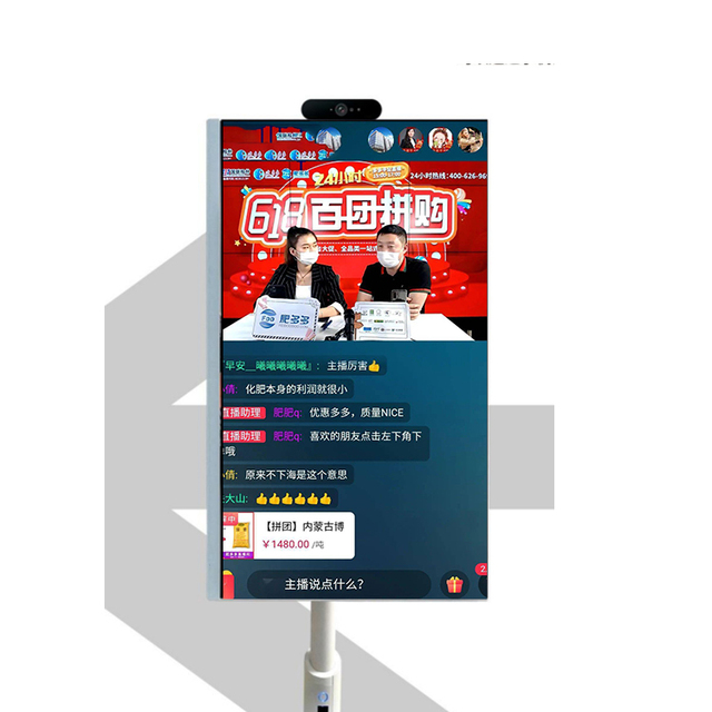 LCD Live Streaming Equipment for Live Broadcast with HD 4K/8K Output Metal Build 6-Hour Battery Life