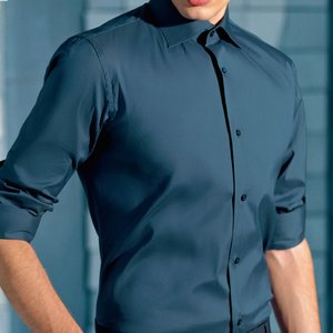 <span class=keywords><strong>Camisa</strong></span> de estilo clásico para hombre, tela importada italiana de alta calidad, <span class=keywords><strong>cuello</strong></span> rígido, <span class=keywords><strong>traje</strong></span> de caballero, Interior con personalización de alta gama - Product Image 3