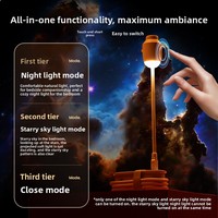 Veilleuse à induction, lampe ciel étoilé la plus vendue, mini projecteur USB 5V, LED ABS à fixation plafond pour la maison