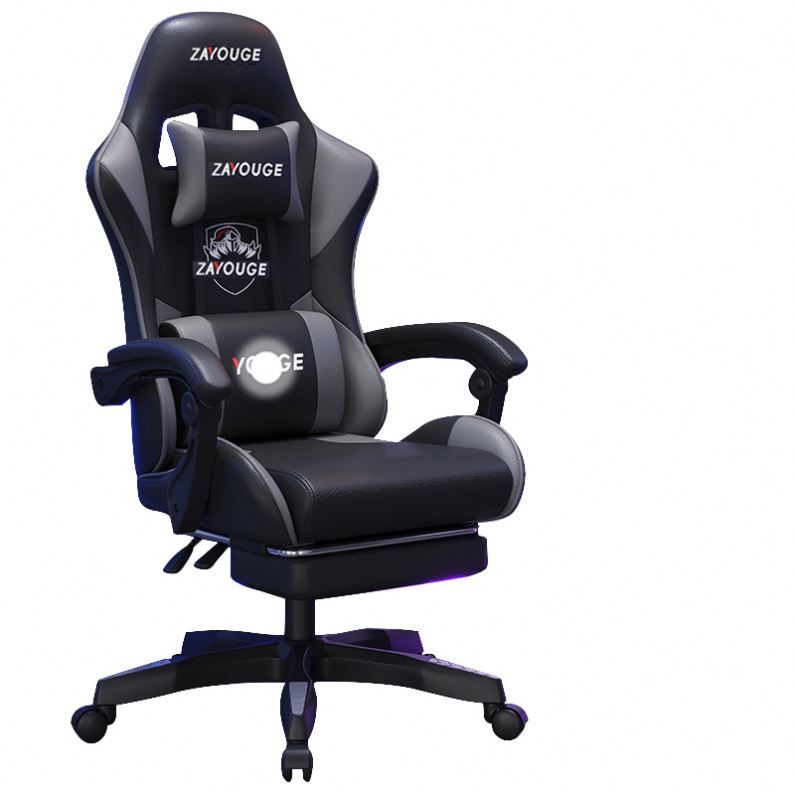 Chaise Gaming Rose & Noir Avec Oreilles De Chat - Fauteuil Ergonomique Repose-Pieds - Pour Femme & Ado