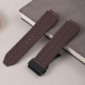 Bracelets de montre en caoutchouc silicone 25x19x22mm, remplacement de bracelet pour <span class=keywords><strong>Hublo</strong></span> Big-Bang Sport Diving, boucle de poignet pour hommes et femmes - Product Image 6