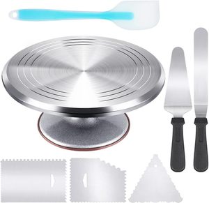 Wholesale Supply Cake Decorating Tools complete plastic Wedding Cake turntable set for baking set