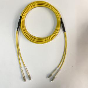 PVC铠装单模双芯光纤跳线 4mm 粗黄色 UV打印机照相机 LC to LC-FC-SC - Product Image 5