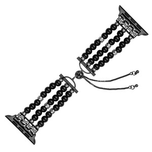 Nouveau Design 2020 <span class=keywords><strong>Luxe</strong></span> strass <span class=keywords><strong>bracelet</strong></span> 38mm 42mm femmes sublimation charme diamant élastique bandes de montre <span class=keywords><strong>apple</strong></span> - Product Image 6