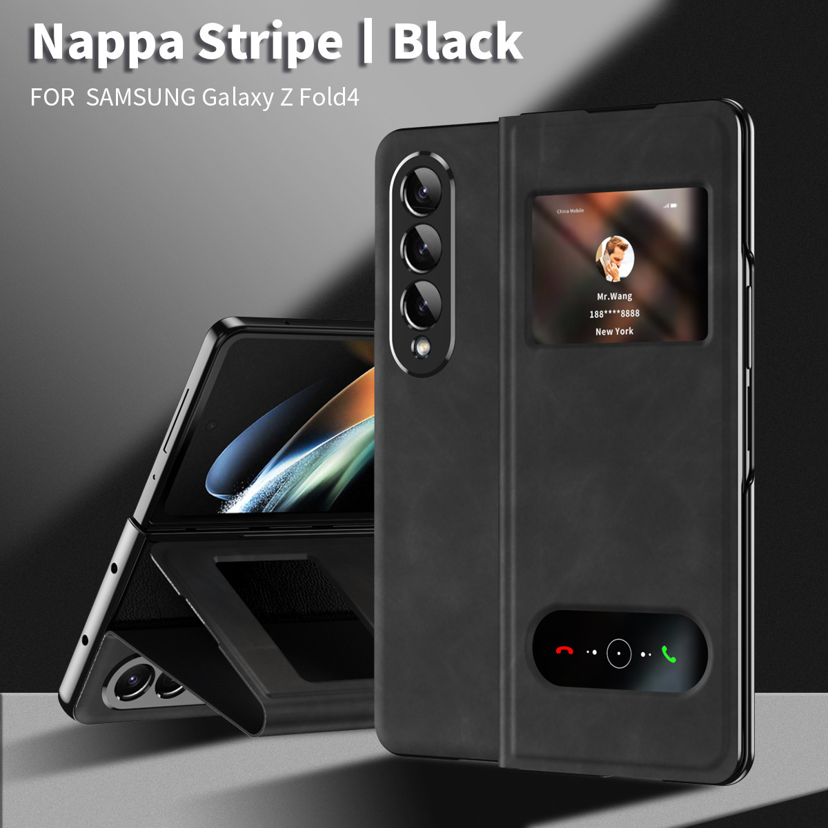 Motif nappa noir