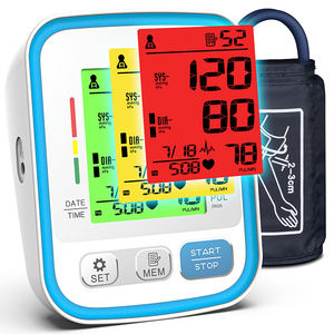 Tampilan Desain Sederhana Sertifikasi Medis Mencegah Tekanan Darah CE ROHS <span class=keywords><strong>Monitor</strong></span> Tekanan Darah Digital Dapat Diisi Ulang - Product Image 3