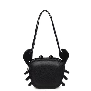 Monedero Pequeño de Cuero PU con Estampado de Letras en Relieve, Diseño de Cangrejo de Dibujos Animados, Correa Única de Poliéster y Cierre de Cremallera para <span class=keywords><strong>Mujer</strong></span> - Product Image 2