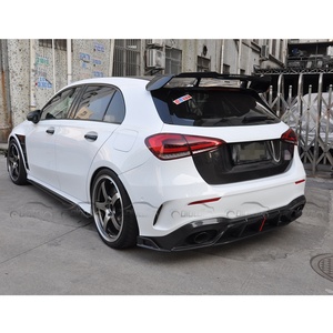 Pour Mercedes Benz Classe A W177 A45, couvercle de coffre arrière en fibre de carbone humide, spoiler, garniture, tuning automobile - Product Image 3