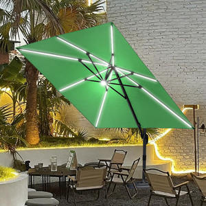 Grand <span class=keywords><strong>parasol</strong></span> romain extérieur pour villa, jardin et <span class=keywords><strong>terrasse</strong></span>, étals commerciaux, meubles en polyester durable pour hôtel - Product Image 6