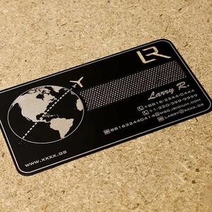 Nouveau produit Nfc-Vcard Métal/PVC - Carte de visite numérique personnalisée - 85 Métal avec puce personnalisée - Product Image 1