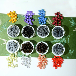 Растворимый чай Пуэр в кубиках (сырой/ферментированный), 0,5 г/шт, 8 вкусов: роза, жасмин. Индивидуальная упаковка для холодного/горячего заваривания (для кофеен/чайных/ресторанов) - Product Image 1